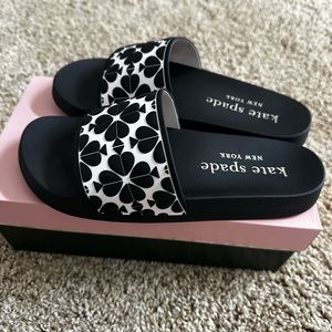 Kate Spade Black and White Sandals